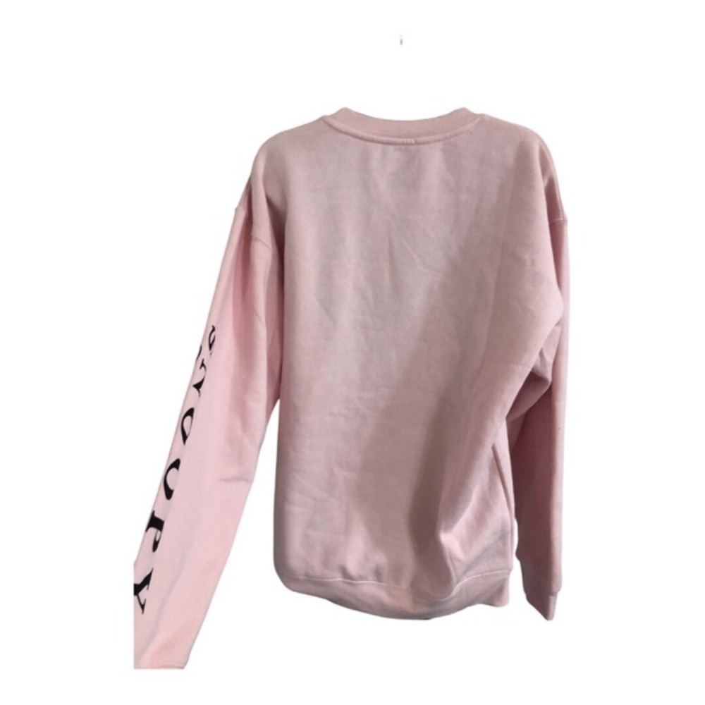 Peanut’s Snoopy football club graphic print pink sweatshirt‎ size medium new - Picture 15 of 15
